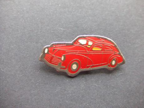 Opel Olympia Sun-Roof oldtimer auto 1947-1949 rood